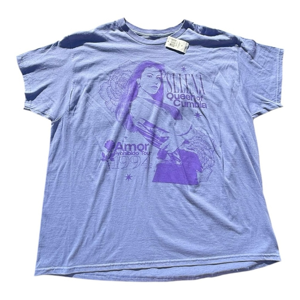 Selena Amor Prohibido Tour 1994 T-Shirt Queen of Cumbia| Men’s 3X Blue NWT